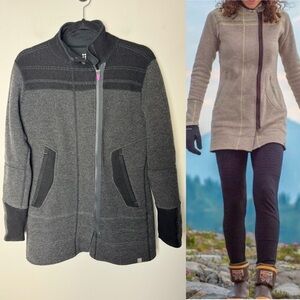 Title nine grey zipper sweater cardigan jacket S